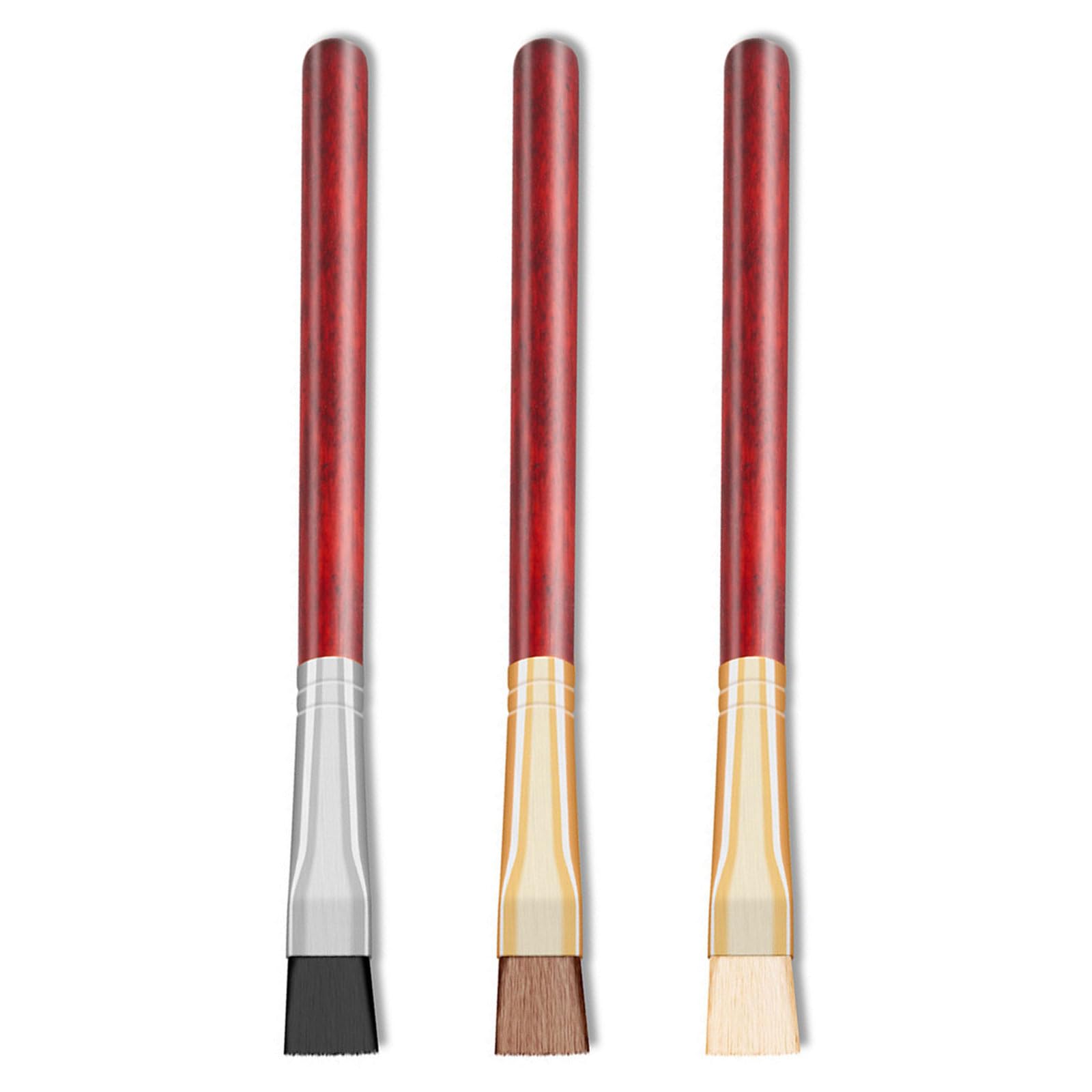 Mhadbkh Professional Watch Internal Movement Cleaning Brushes 3Piece Set Suitable For Accurate Maintenance And Care Clock Repair Horology Brush