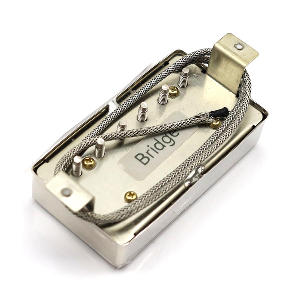 Alnico Lot de 5 micros humbucker pour guitare style PAF Chromé Compatible avec guitare de style LP
