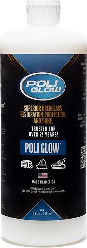 Miniatura 5 de Poli Glow Kit básico restaurador completo de fibra de vidrio para barcos, casas rodantes y más. Todo lo necesario para un barco o RV de 25 pies.