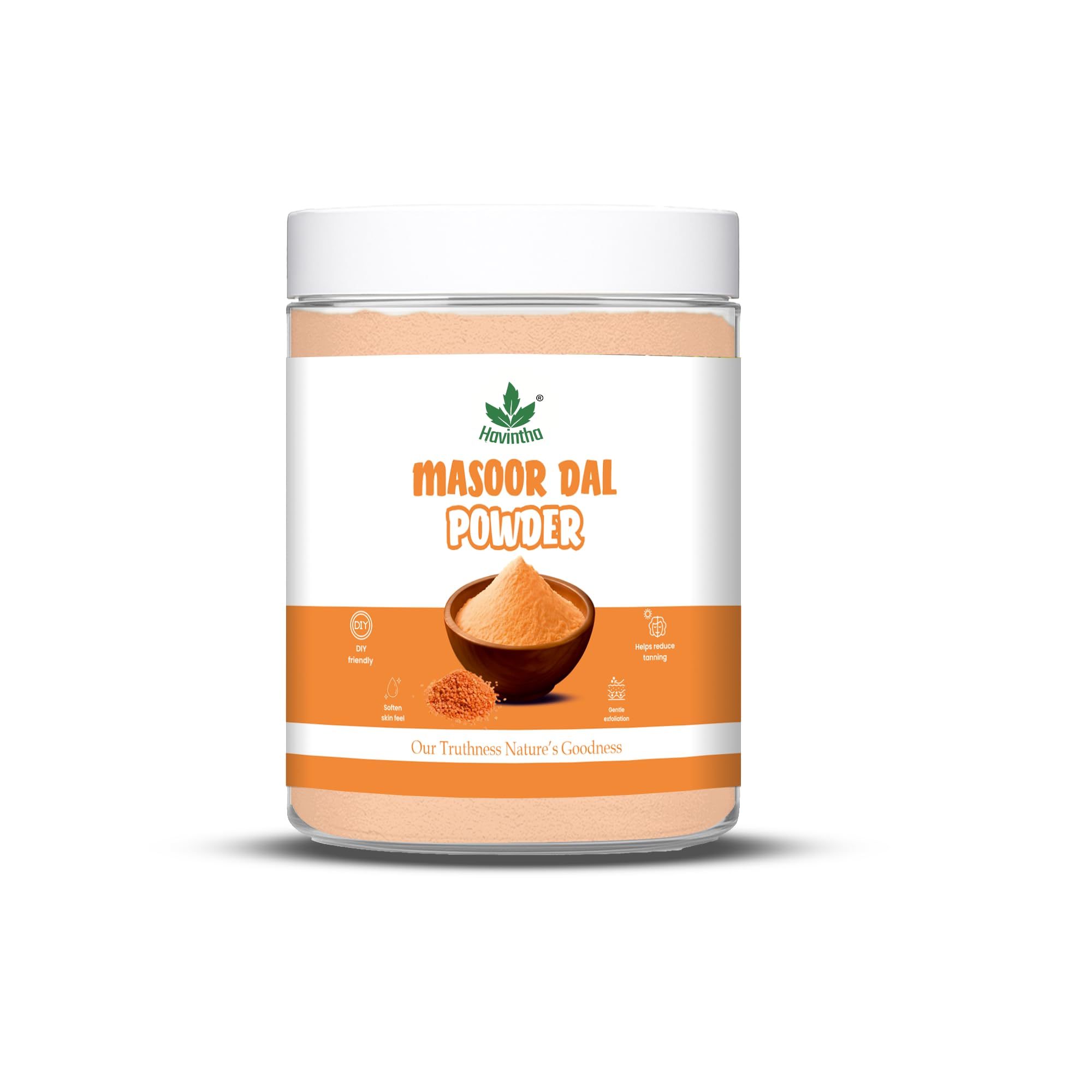 Havintha Masoor Dal Powder for Natural Face Pack | Skin Fairness Anti Aging Wrinkles Acne Pimples and Darkspots | Natural Face Pack For Tan Removal, Oil Control, Skin Whitening, Glowing Skin (227g)-image-36