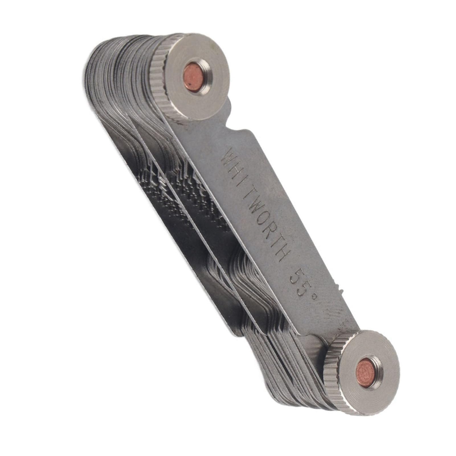 51/52 Stücke Edelstahl Schraube Pitch 60 und 55 Grad Gewinde Plug Gage Messwerkzeug Metrisch + imperial (52 stück)(Metric+ imperial (52pc))