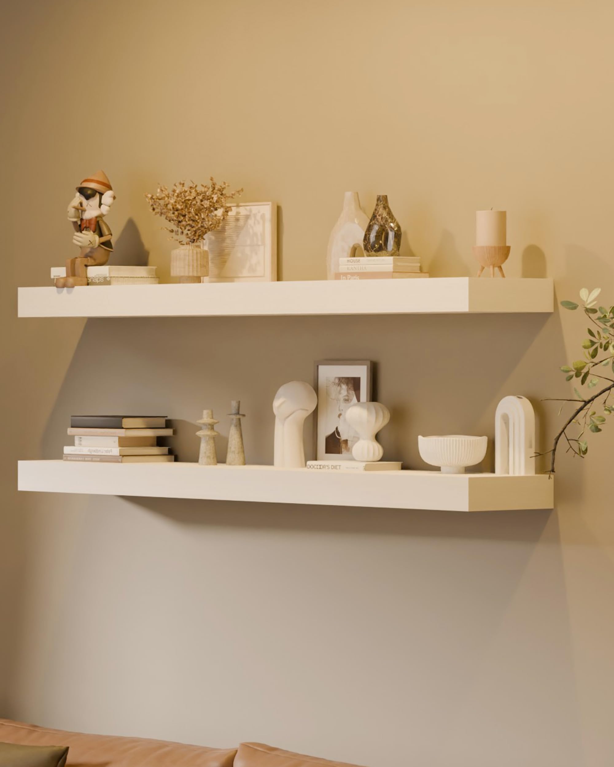 Photo 1 of TEDIDUWA 48in Floating Shelves, 2-Pack
