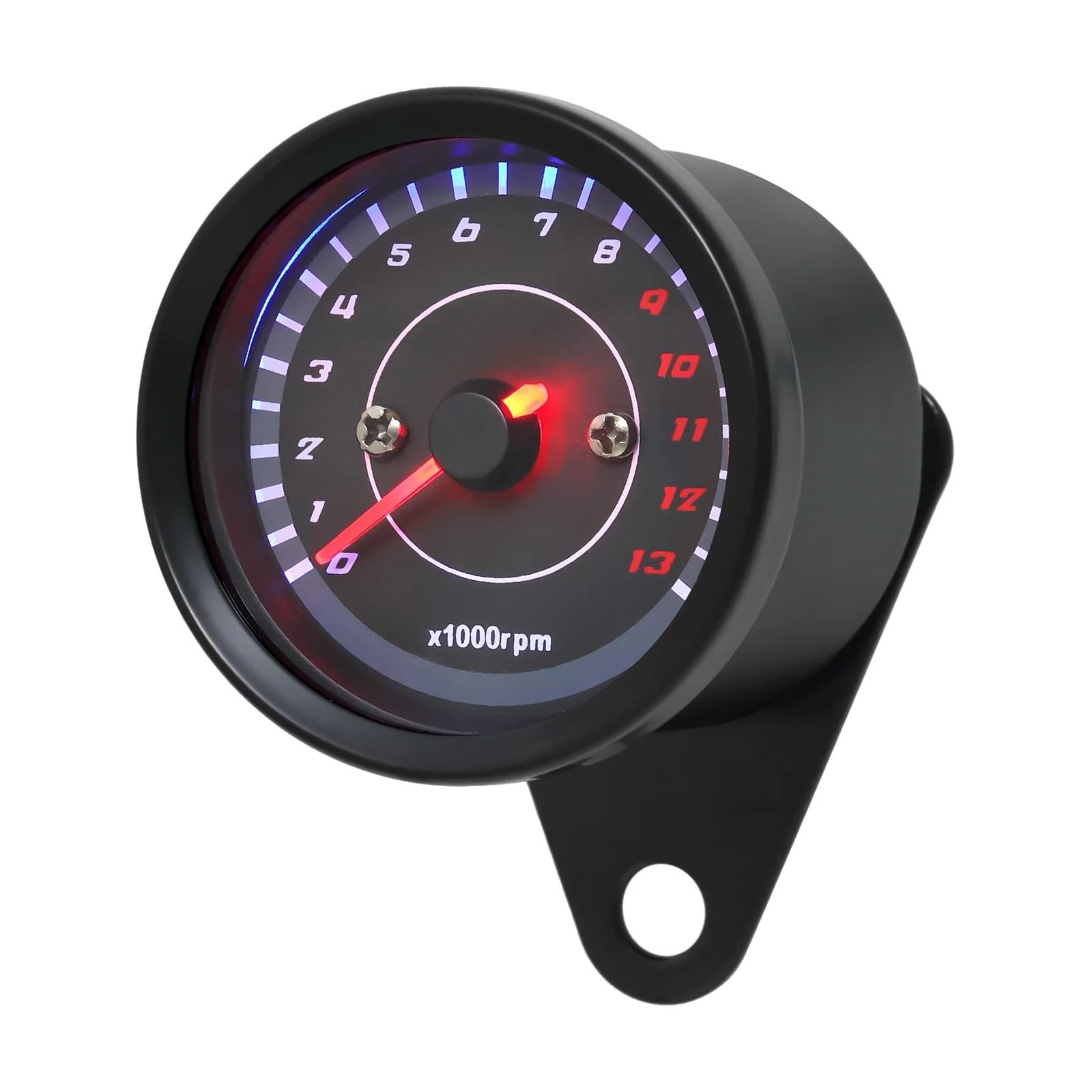 Contagiri Universale Per Motociclette Da 12 V, Contagiri Elettronico A LED, Accessorio Per Moto, Contagiri Elettronico Da 0 A 13000 Giri/min. Indicatore