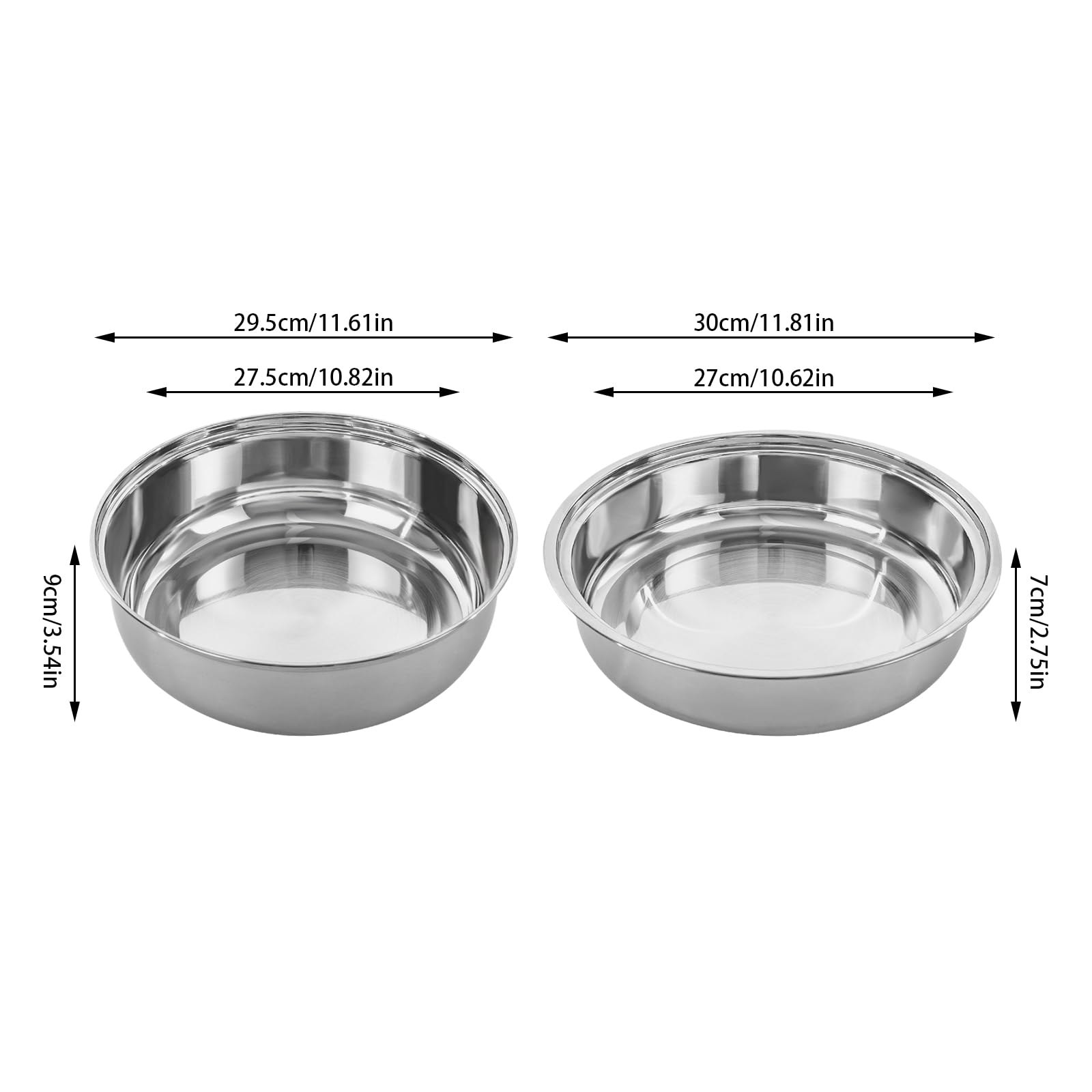 9L Edelstahl Speisewärmer Chafing Dish Wärmebehälter Buffet Catering Party Set E