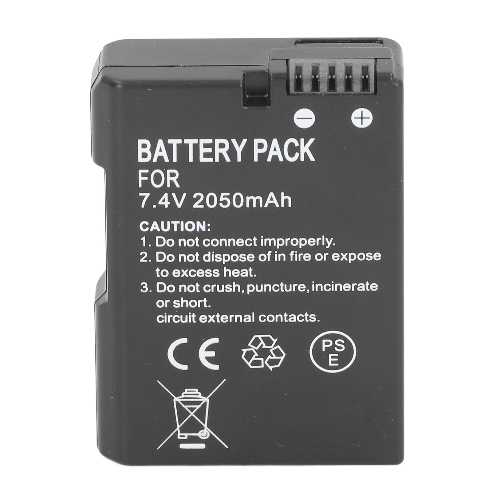 EN-EL14 EN-EL14A 7.4V 2050mAh Batteria per D3100 D3200 D3300 D3400 D3500 D5100 D5200 D5300 D5500 D5600 DF Coolpix P7000 P7100 P7700 P7800 Fotocamera Reflex Digitale