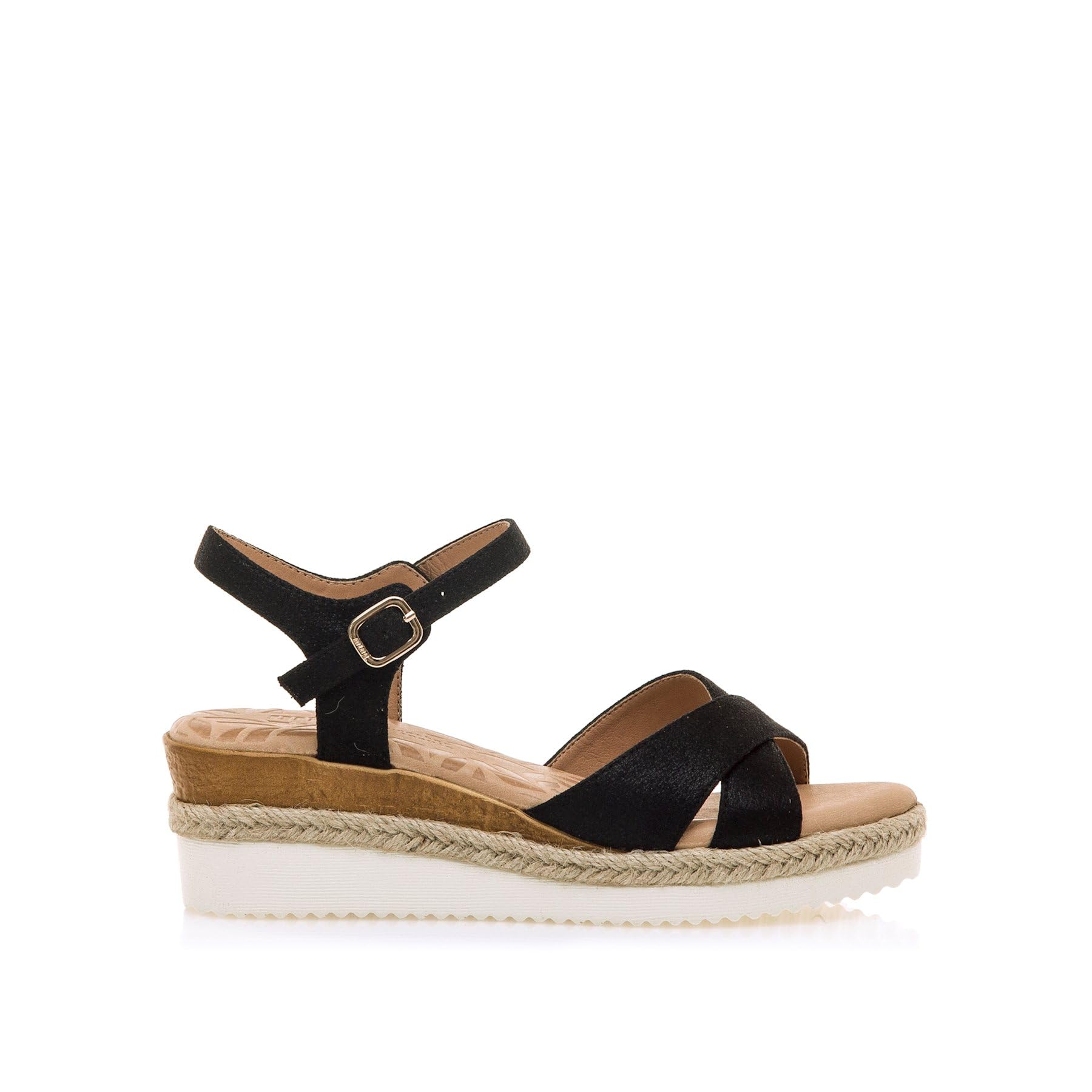 MTNG Women's 59916 Sandal, Black/White, 3.5 UK