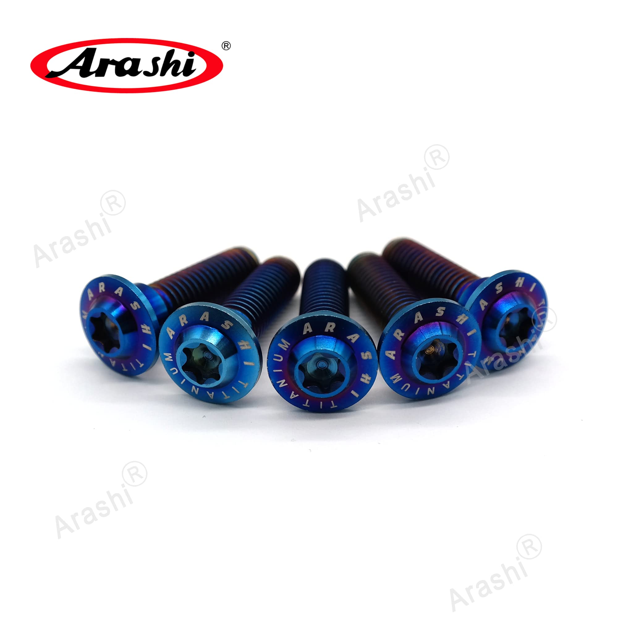 Arashi Front Brake Disc Rotors Mounting Bolts for Kawasaki Ninja