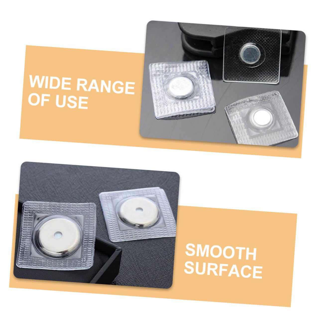 VILLCASE 30pares Botones Magnéticos Para Ropa y Manualidades Cierre Invisible Para Abrigos Chaquetas Bolsos y Accesorios