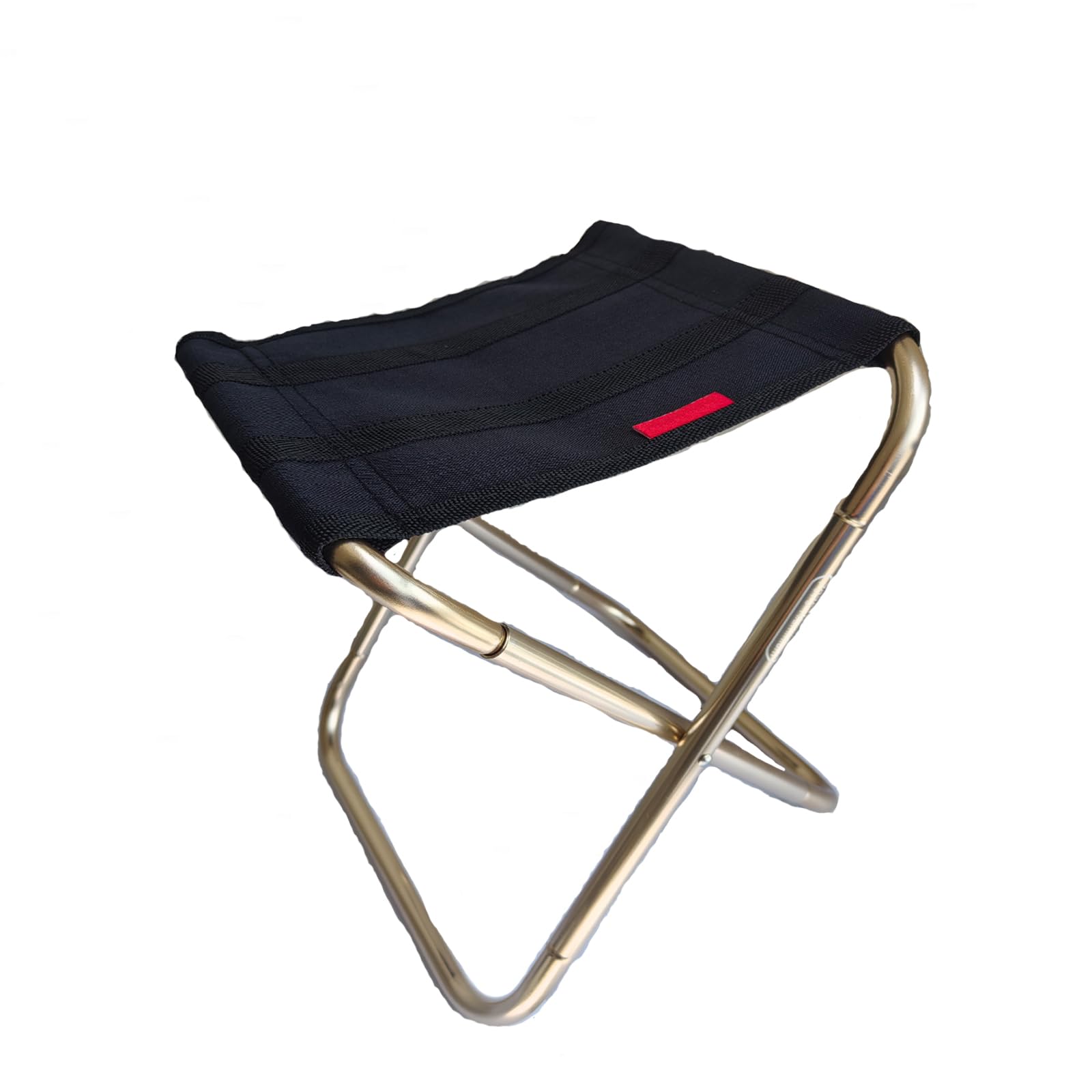 Portable Folding Stool, 3 Seconds Fast Open and Fast fold Camping Stool, Aviation 7075 Aluminum Alloy Frame, Oxford Cloth, Adult Camping Stool can Support up to 180 pounds
