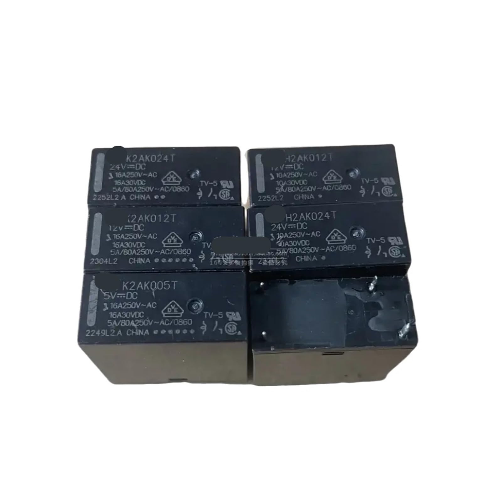 ICXLPMC 5PCS RELAY H2AK012T 10A 4PIN 12VDC
