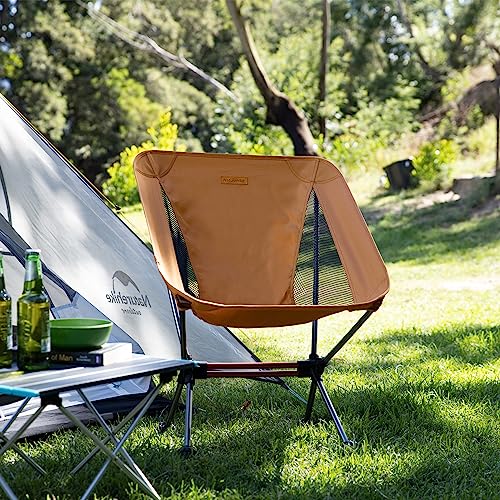 Naturehike Yl08 Camping Chair, Ultralight Portable Camp Chair With Storage Bag, Compact Folding Beach Chair For Backpacking Hiking Fishing Picnic #TOP1