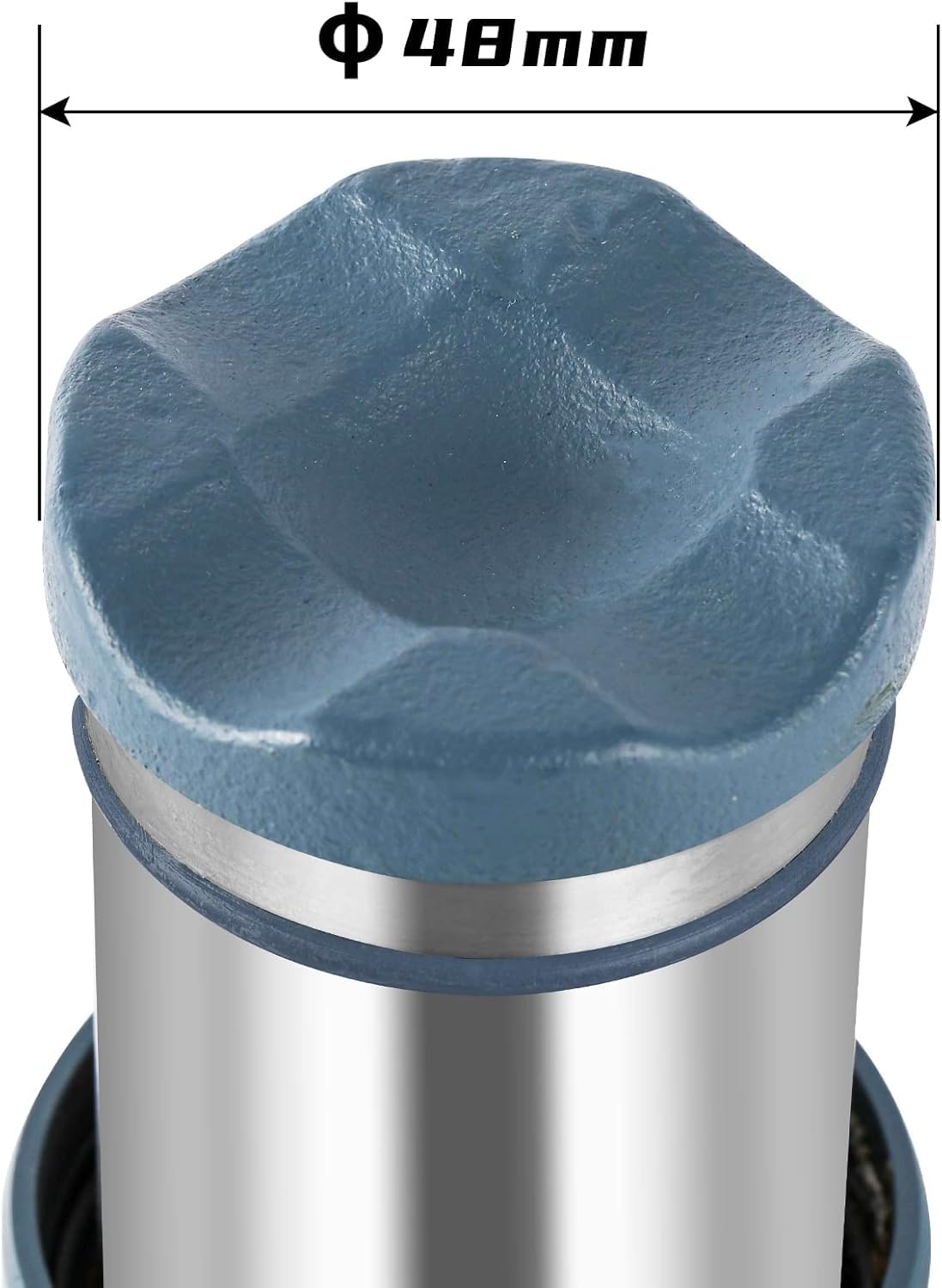 BAOSHISHAN Cric double 10T 128-223 mm pour voiture, réparation automobile et levage de maison (profil bas soudé)