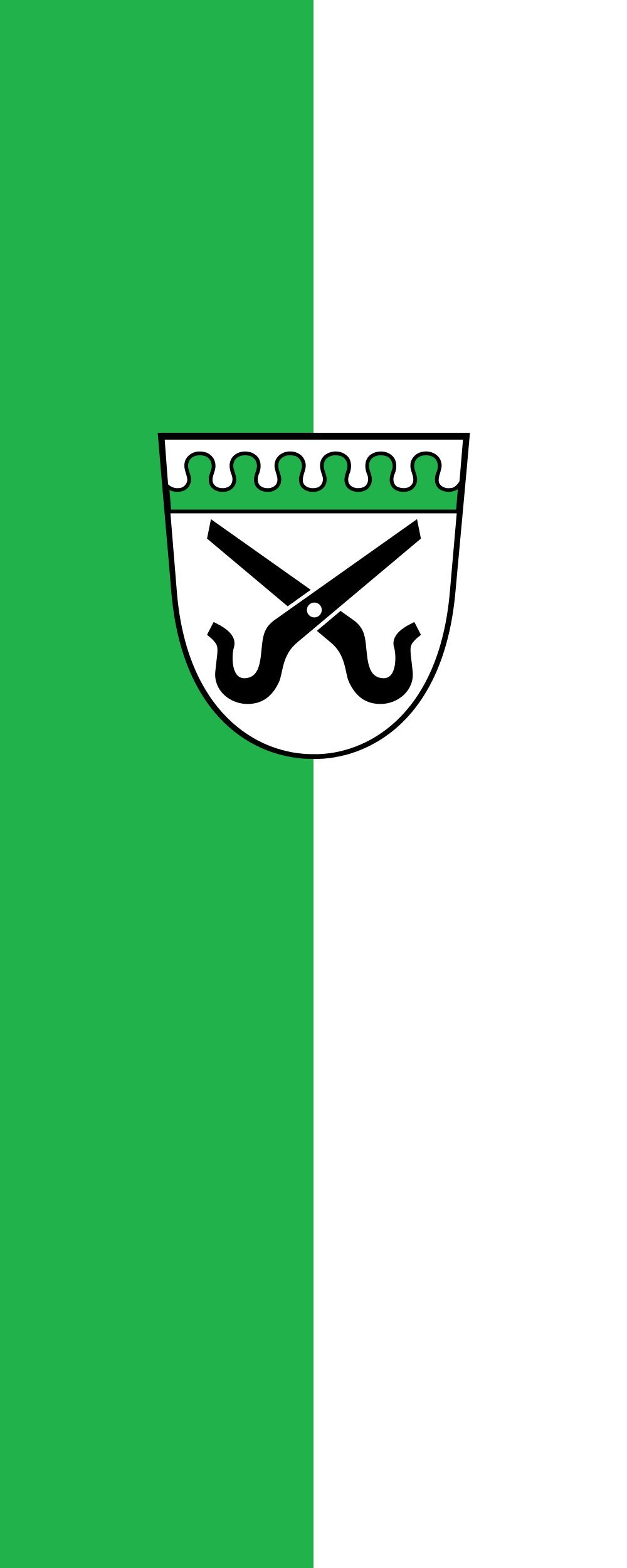 Drapeau Deggenhausertal portrait flag haute résistance de 3.5m²