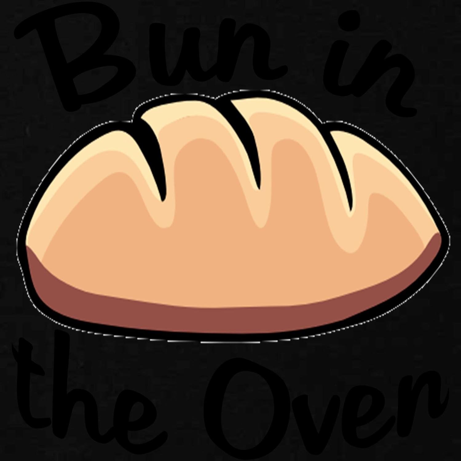 CafePress Bun in The Oven Maternity T Shirt Women's Maternity Ruched Side T-Shirt