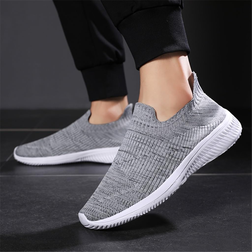 FMURY Shoes Men Loafers Light Walking Breathable Casual Shoes Men Sneakers