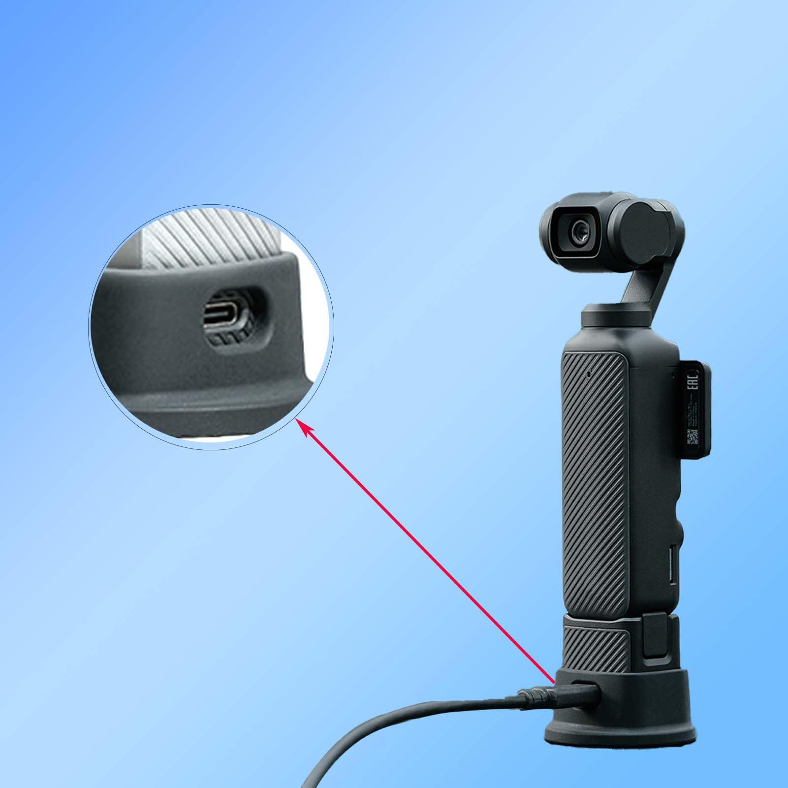 DJI Osmo Pocket 3 Siliconen Antislip Houder • Desktop Stand • Lichtgewicht & Compact Accessoire • Universele Compatibiliteit - K&F Concept