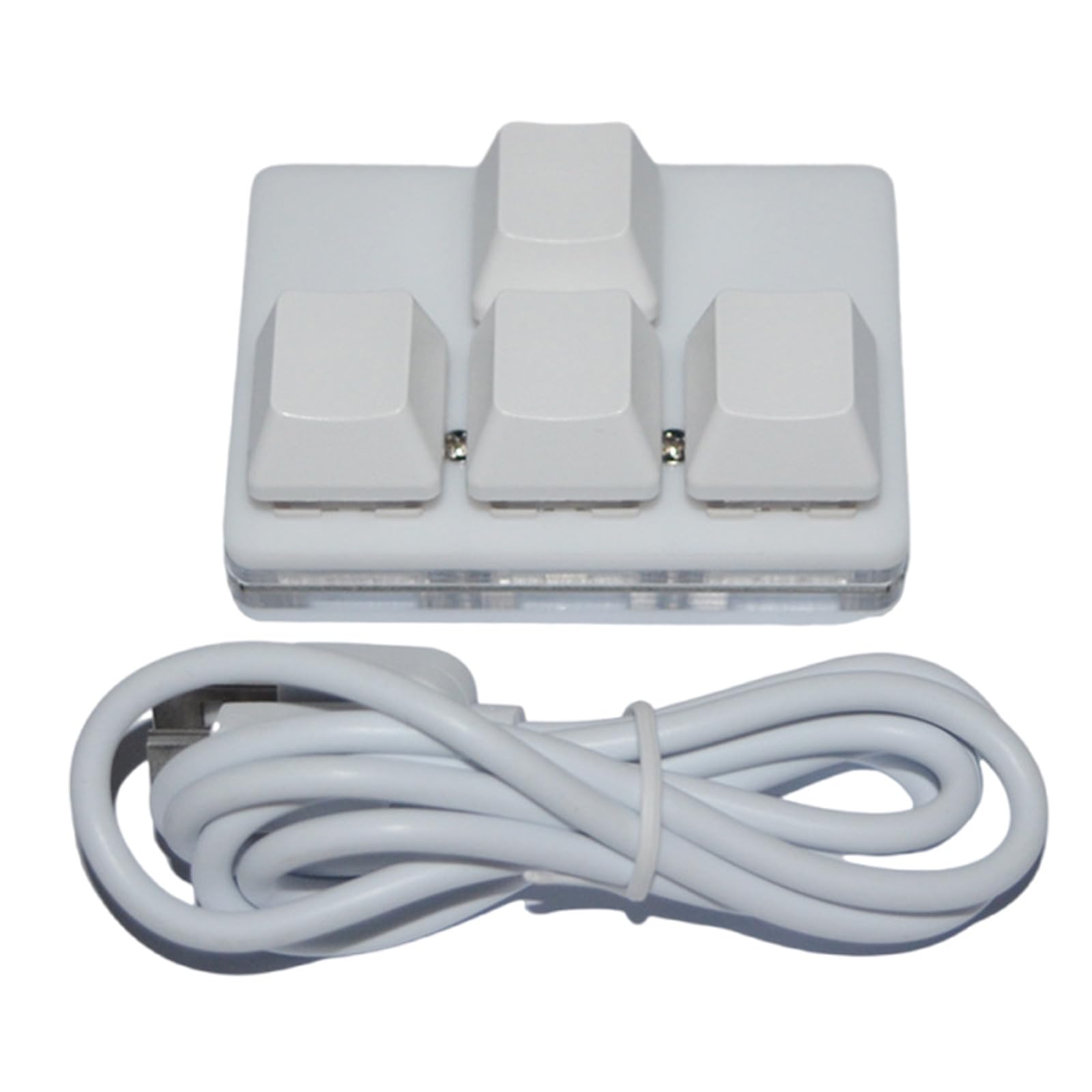 Clavier de jeu mécanique USB à 4 touches programmables et switchs remplaçables à chaud - 8