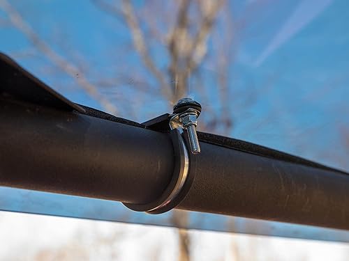 Miniatura 5 de SuperATV Techo tintado oscuro para Can-Am Maverick 2014-2018 | Policarbonato de 1/4 de pulgada 250 veces más fuerte que el vidrio | Ideal para uso