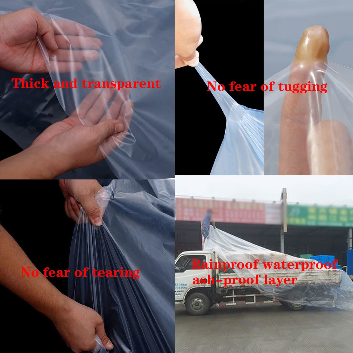 300 cm x 10 m, polyethyleenfolie, 3 kg, extra dikke broeikasfolie, plastic folie, stofbeschermingsfolie, scheurvast, tuinfolie van polyethyleen voor tuinieren, broeikas, folietunnel