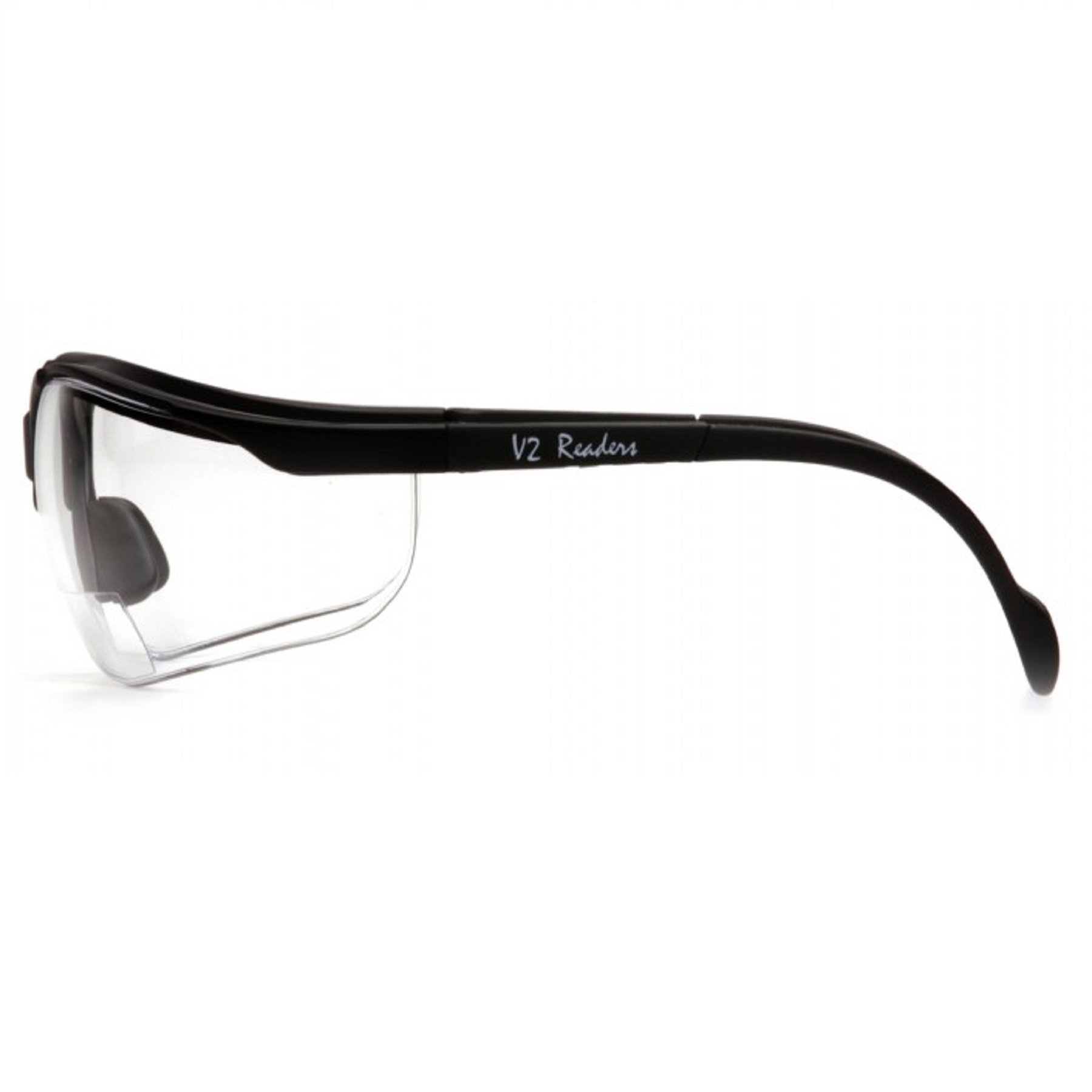 Pyramex V2 Readers SB1810R25 - Gafas de seguridad bifocales con montura negra (3 pares, lentes de 2,5)
