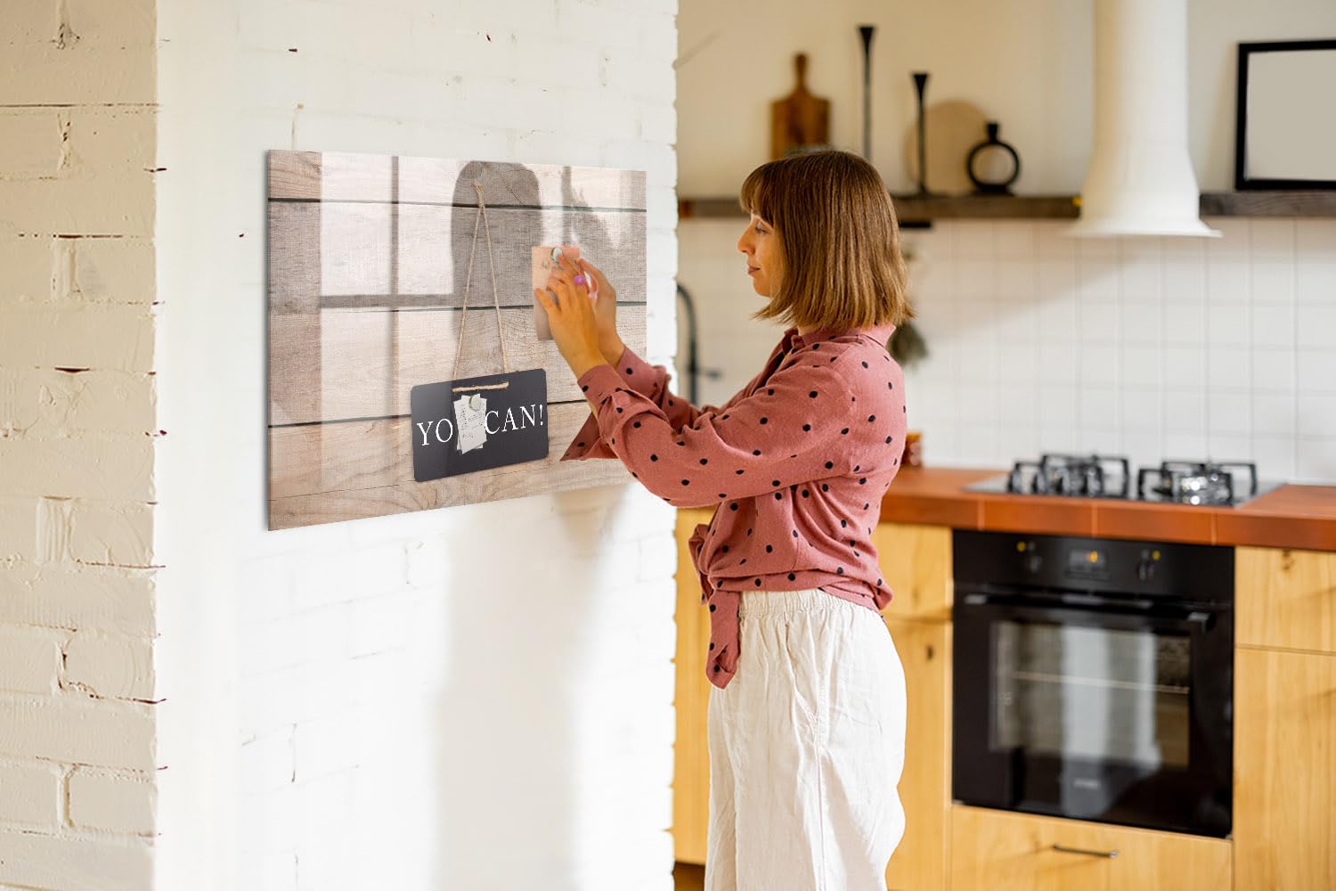 Lavagna murale decorativa 100x70 cm | Puoi scrivere!