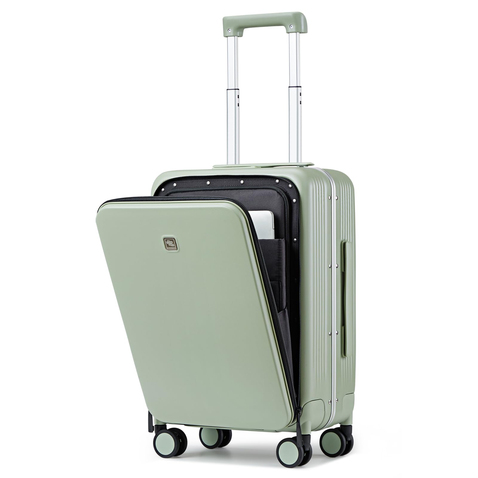 Photo 1 of [READ NOTES]
Hanke 20 Inch Carry On Luggage with Front Pocket Aluminum Frame ?Can Not Open in The Middle)