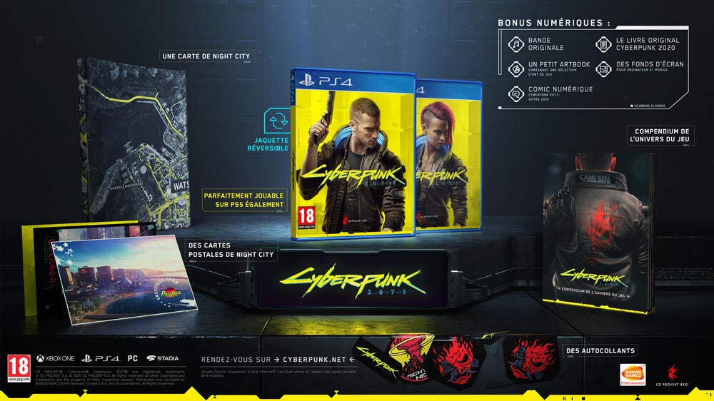 Cyberpunk 2077 Edition D1 - PlayStation 4 [Edizione: Francia]