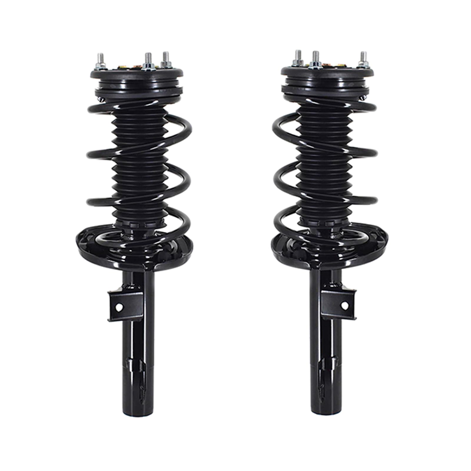 PM Auto Pair of 2 Front Left-Right Quick Complete Strut-Coil Spring Assembly Compatible With 2019-2025 Mazda 3 FWD