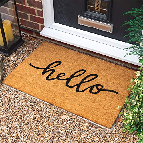 Mat de porte de la coco grand format anti boue pour maison propre - 3