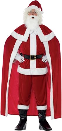 Smiffys Mens Deluxe Santa Claus Costume with Pants