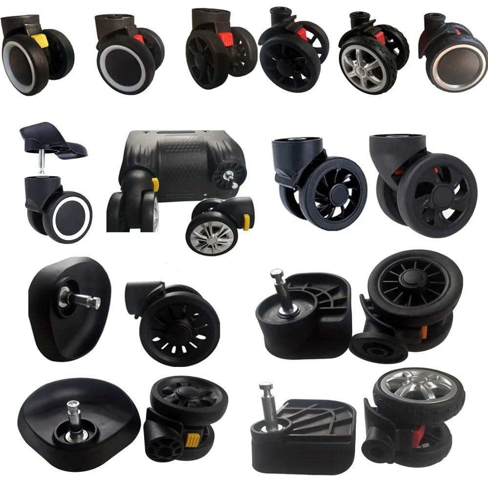 Plug-In Abnehmbares Rad Zerlegbare Abnehmbare Universalräder Kofferzubehör Gepäck Ersatz Riemenscheibe Reparaturteile (Color : CL20-1Pair-2Wheels)