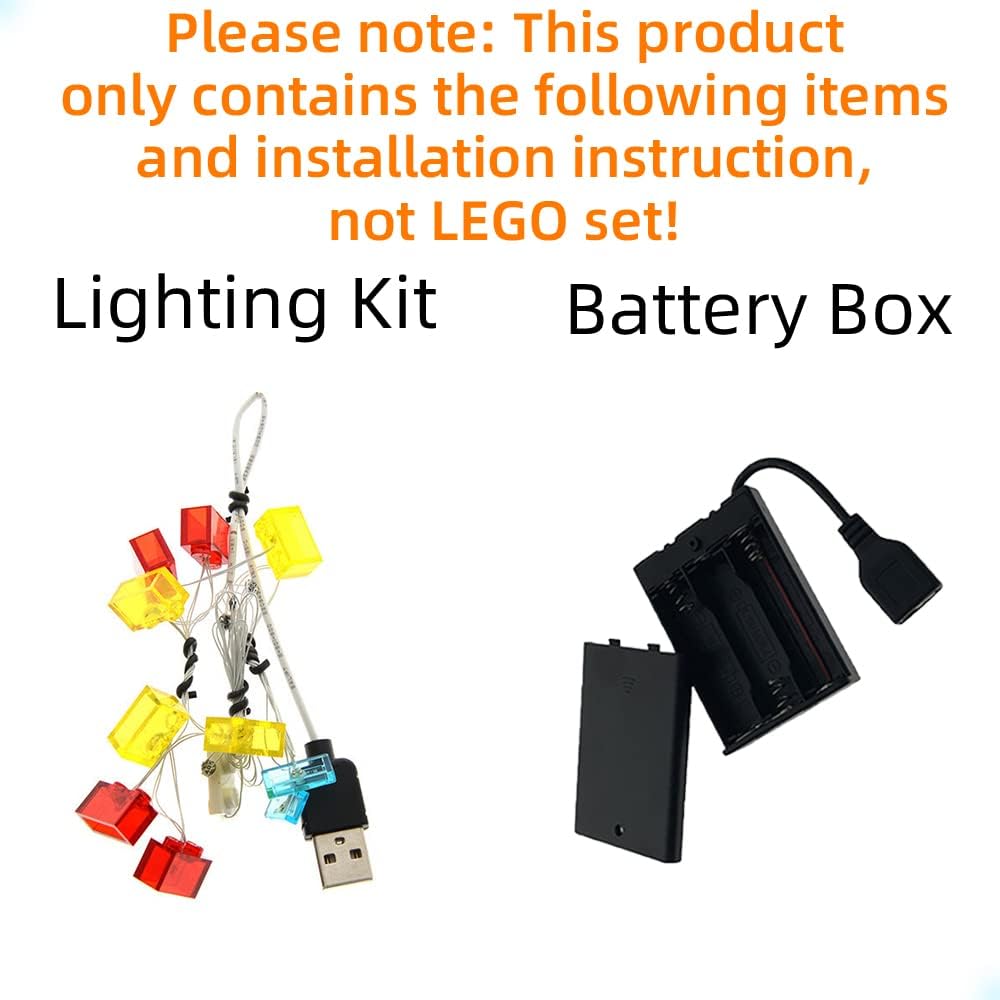 GEAMENT LED Light Kit Compatible with LEGO Hedwig - Lighting Set for Harry Potter 75979 Model (Building Set Not Included) - Image 4
