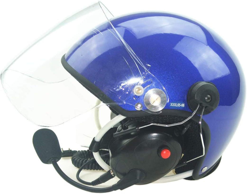 Skyhero Paramotor Helmet with Full Noise Canceling Headset Powered