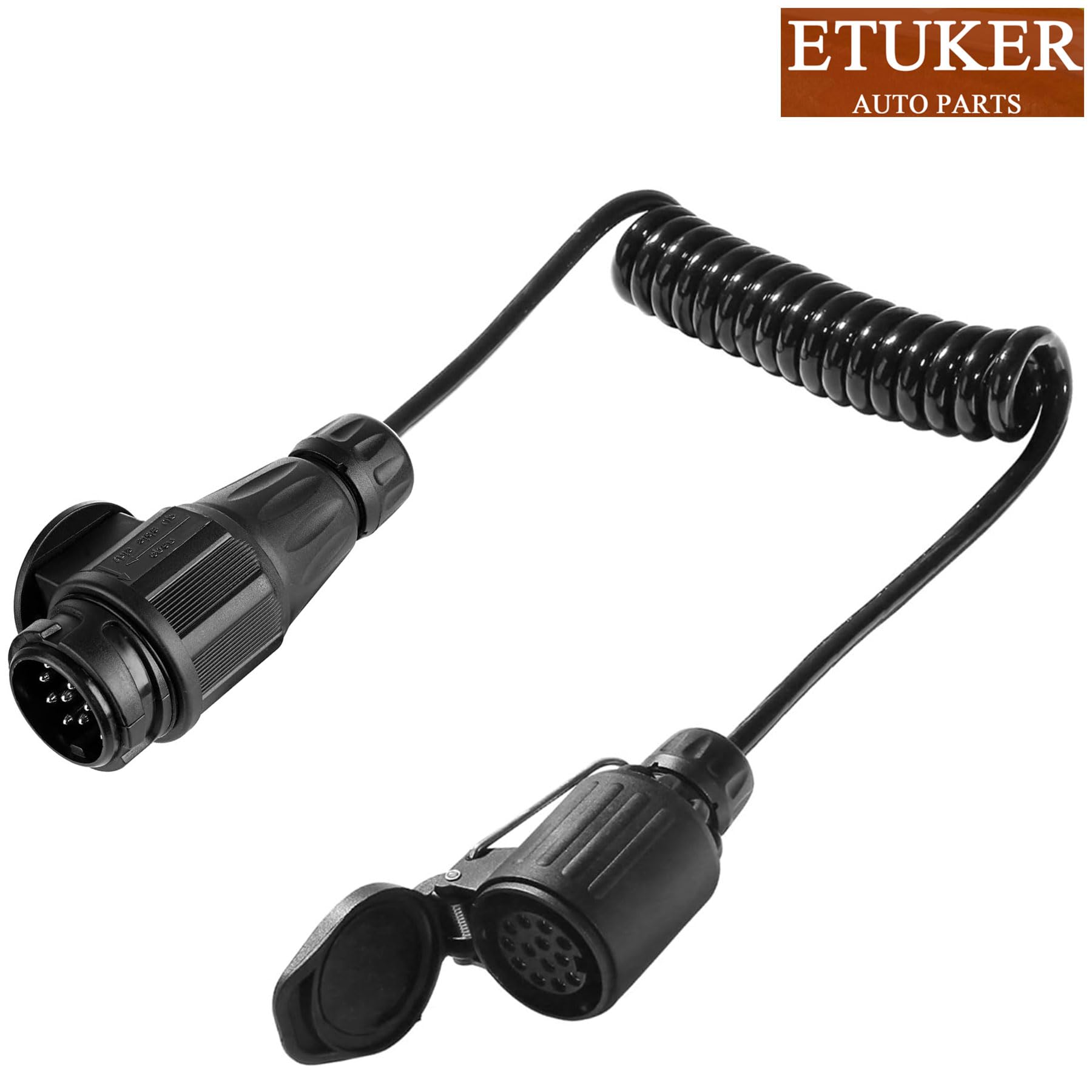 Remorque Voiture ETUKER Rallonge Remorque 13 Broches 2M 12v Câbles