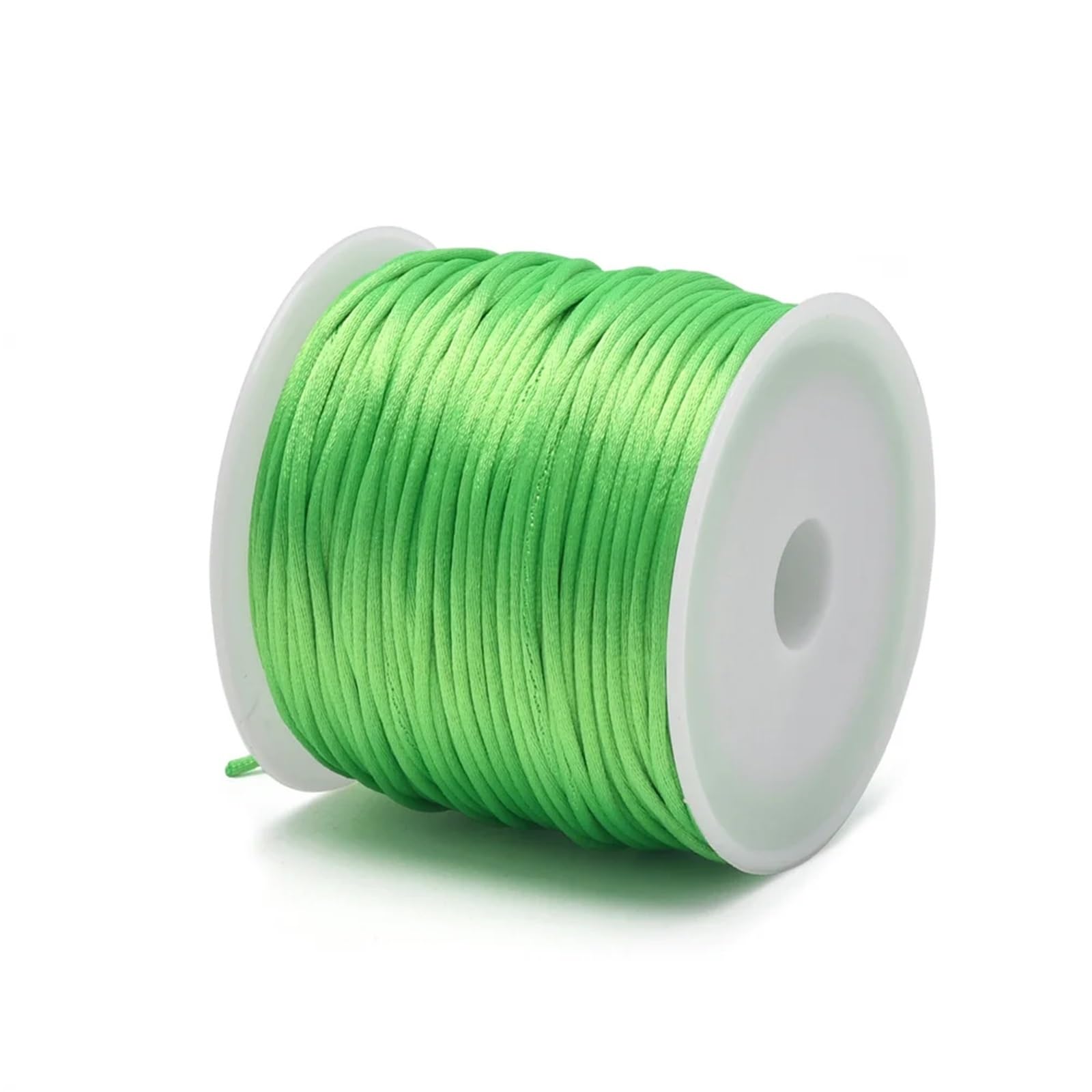Elastic String for Bracelets 20Roll for 1.5mm Crafts Satin Rattail Cord from Nylon for Chinese Knot, Macramé, Trim, Jewelry Making 24 Yards(6)