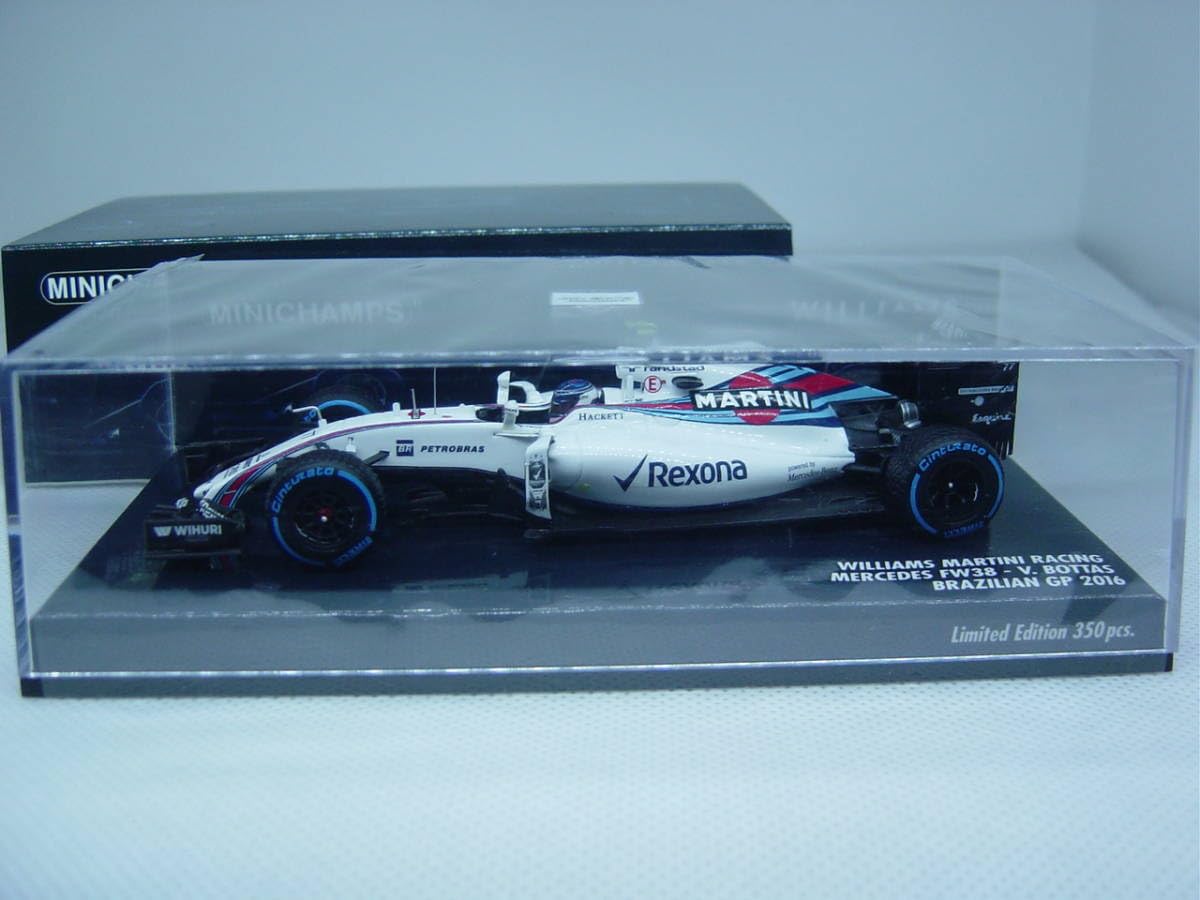 Amazon | MINICHAMPS 1/43 WILLIAMS FW38 F1 BRAZILIAN GP 2016#77