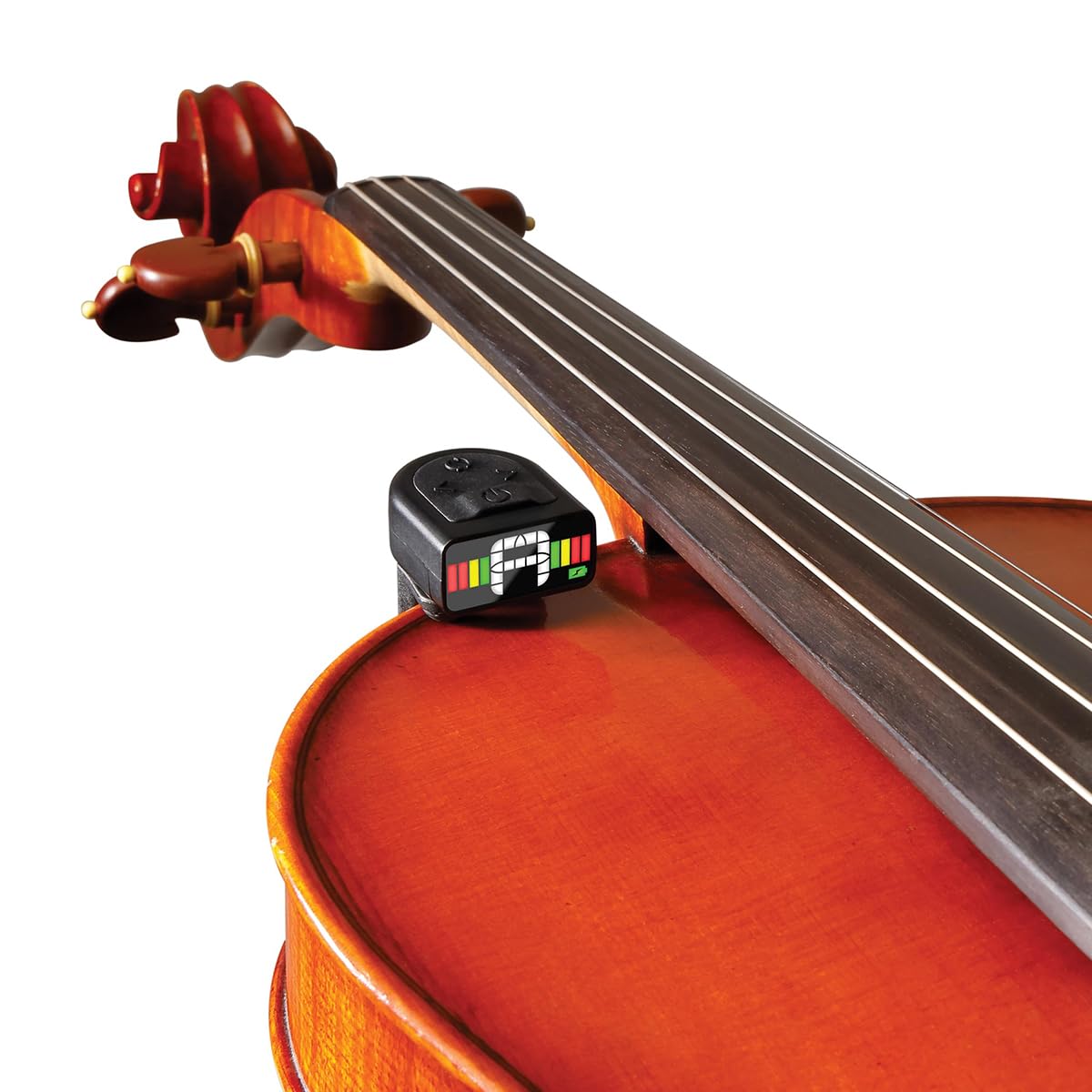 Riven Accordatore per chitarra con display, sintonizzatore viola per chitarra acustica, elettrica, basso, ukulele, violino, viola