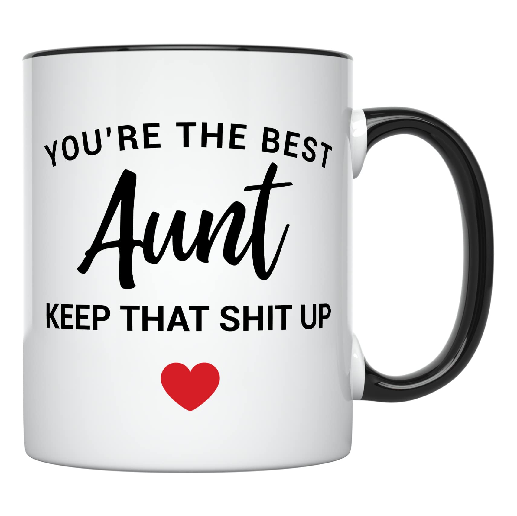 Tazza Bicchiere Aunt Auntie Best Aunt Ever From Niece Tazza ufficiale