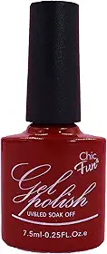 Esmalte Em Gel Chic & Fun 7,5ml Led/uv Unhas Manicure Nail C/Registro (042, x 1un)