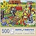 Bits and Pieces 500 Piece Jigsaw Puzzle Set – Value 3-Pack Farm, Flowers & Animals by Nancy Wernersbach – Colorful Adult Puzzles, 18