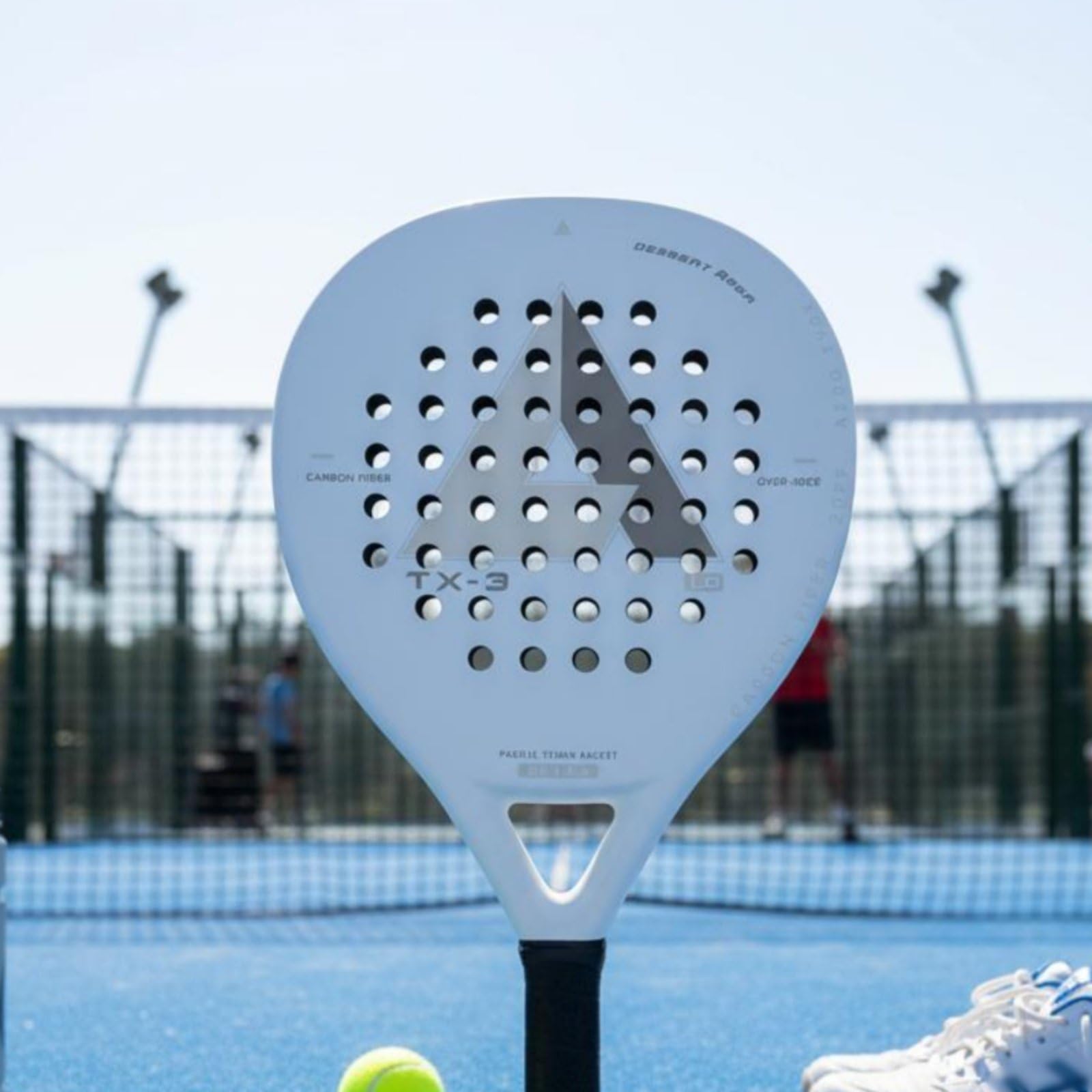 Amagogo Borsa Padel Racchetta Borsa da Racchette Zaino Custodia in Carbonio con Area Dolce Amplificata per Precisione E Comfort Impugnatura Adatta a