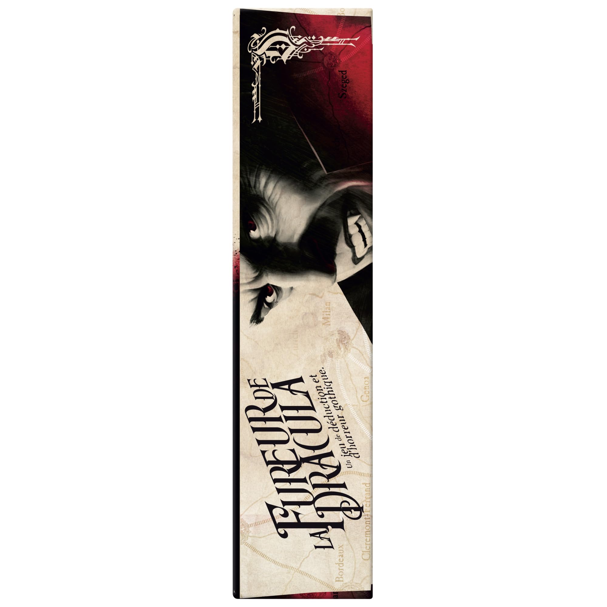 La Fureur de Dracula, 5a edizione | Gioco di deduzione e orrore gotico | Variante Rapide, Nuovo Cacciatore | 2-5 Giocatori | da 14 Anni - Versione italiana
