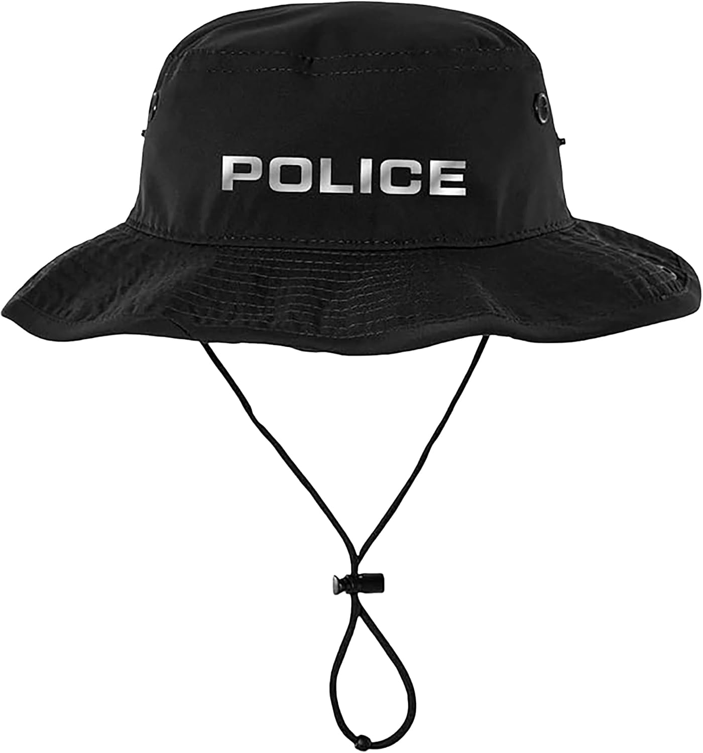 Police Reflective Boonie Hat - High-Visibility Tactical Sun Hat - Breathable, Adjustable Fit with 360° Coverage. Built for Duty, Range, and Outdoor Ops