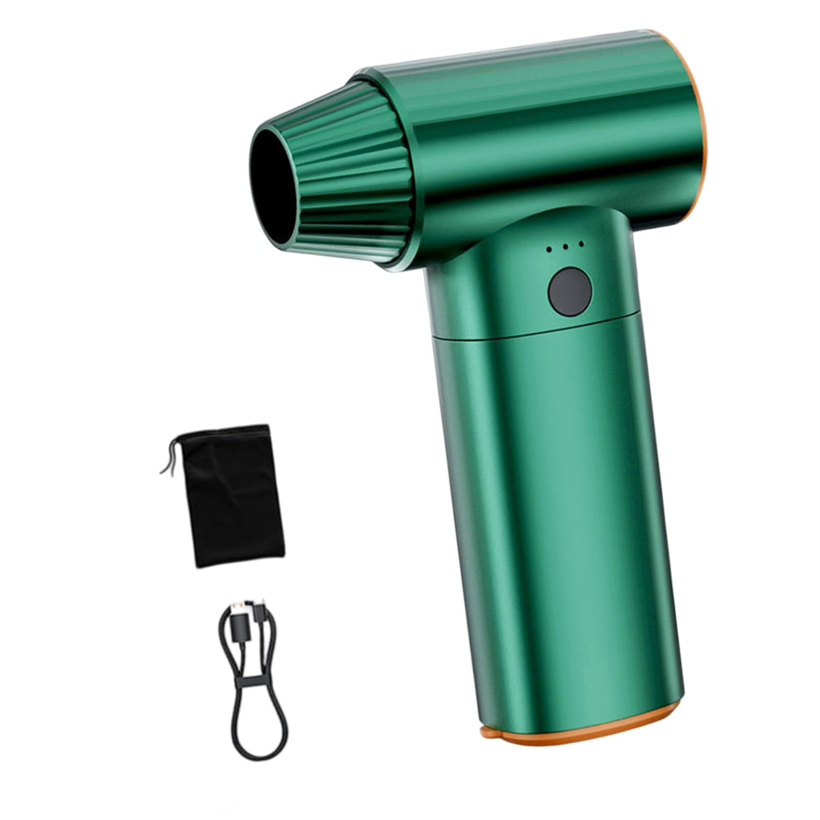 Kalttoy Green Powerful Cordless Electric Blower 80000Rpm Air Dusters 2 Gear Adjustable For Automotive And Household Applications Car Vacuum Cleaners Cordless