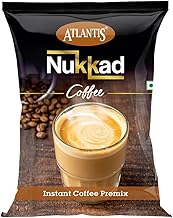 ATLANTIS 3 In 1 Nukkad Instant Coffee Premix Dry Powder 1 Kg For Vending Machine, Bag