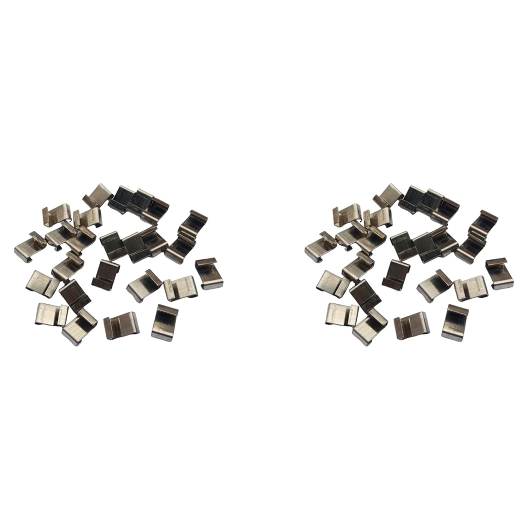 Rdjumpdjo Silver 50Pcs Stainless Steel Z-Lap Type Greenhouse Glazing Clips Garden Supplies Clips
