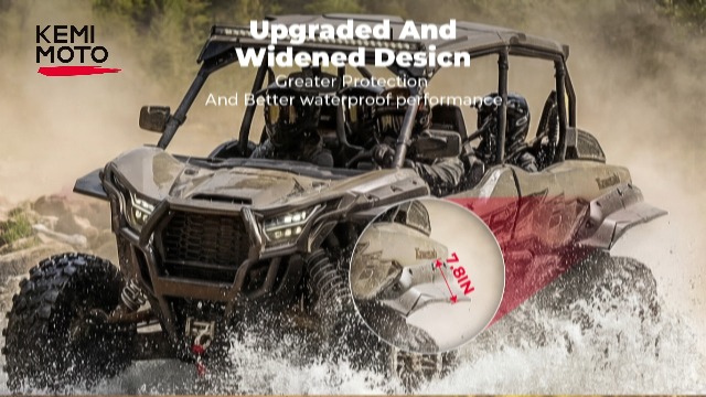 Amazon.com: KEMIMOTO Fender Flares Compatible with Kawasaki Teryx