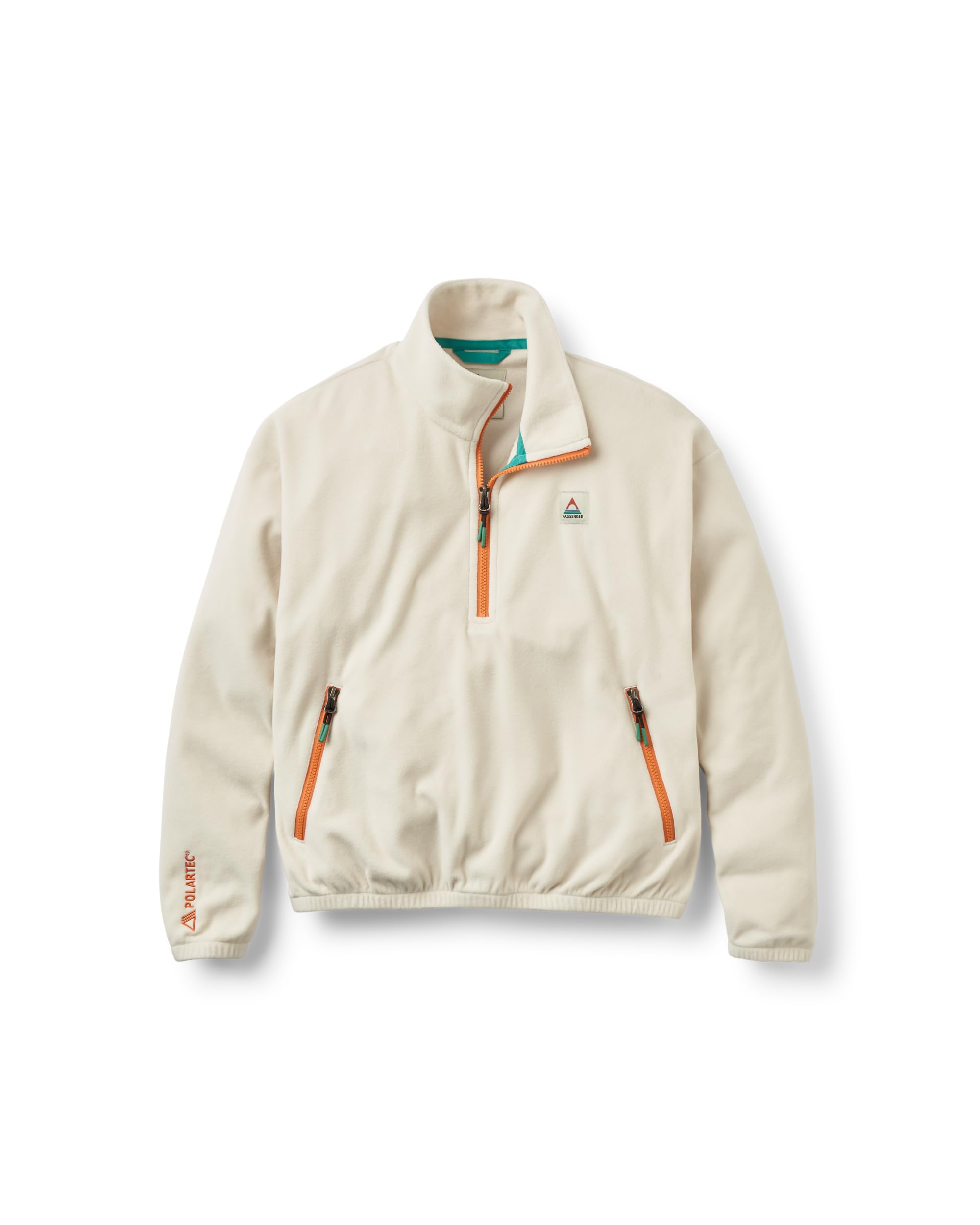 Passenger Women's White Ayla Recycled Micro Polartec Fleece