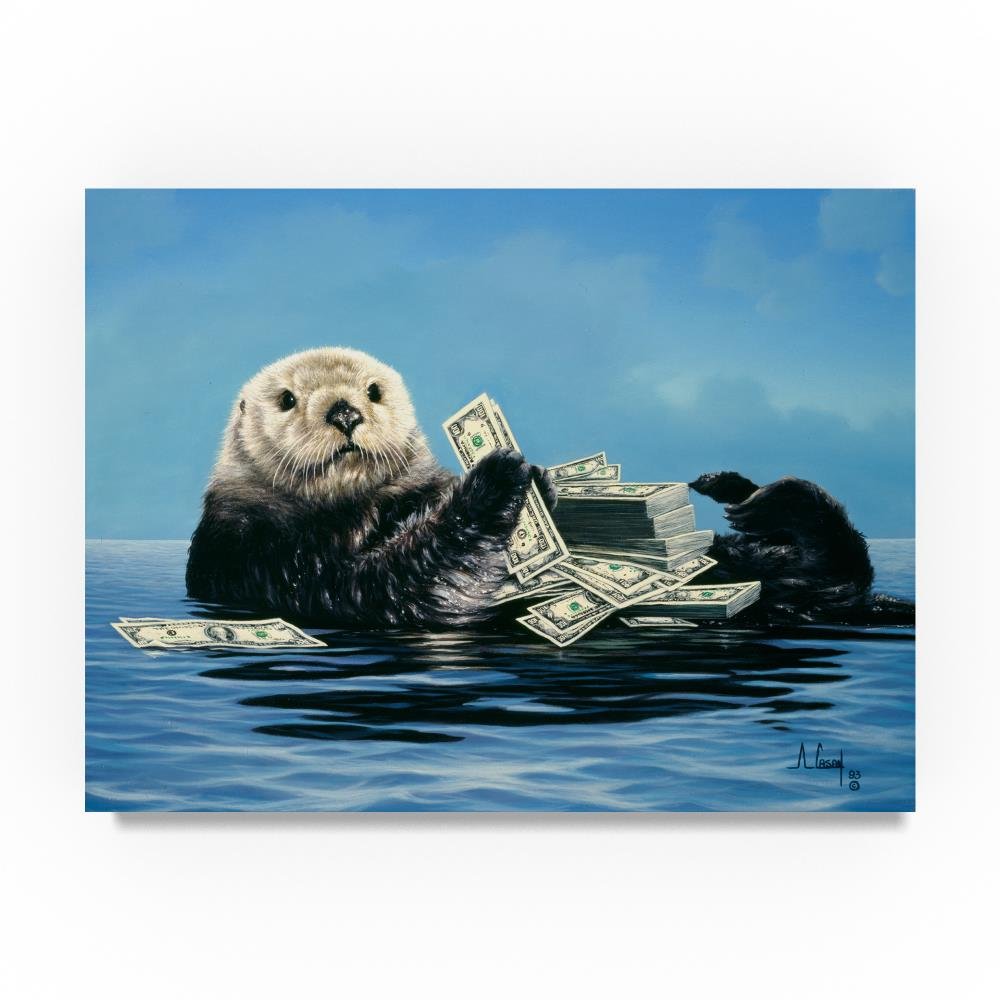 Amazon.com: Trademark Fine Art Rich Otter 1 by Anthony Casay