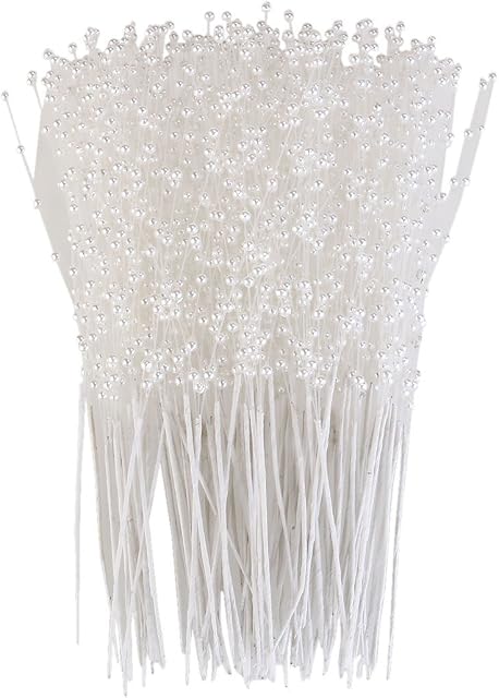 NUOLUX Pearl Sticks Bridal Wedding Party Decoration - 100pcs (White)